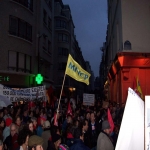 Manifestation de chmeurs et prcaires  Paris le 6 dcembre 2003 photo n40 